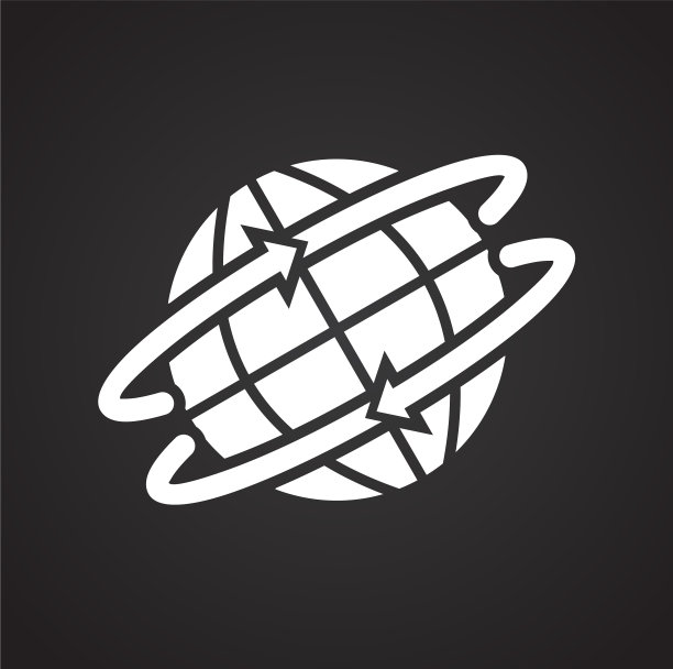 全球相关图标的背景上的图形和图片下载