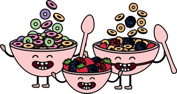 美味美味的食物卡通图片下载