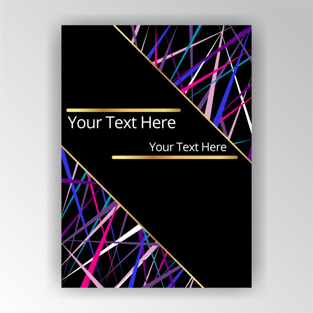 霓虹灯在深色页面上发光图片下载