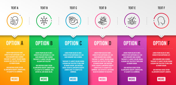 24小时面部关注和皮肤护理图标集图片下载