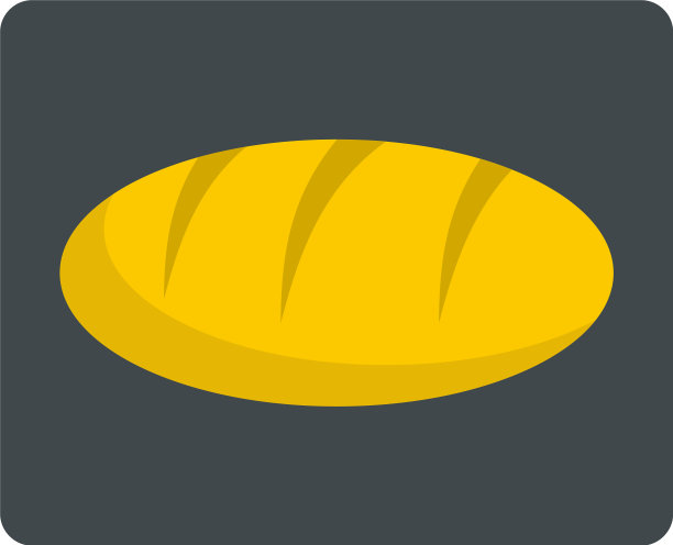 面包图标孤立的图片下载