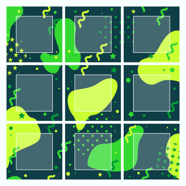 无尽的可编辑的社交网络模板图片下载