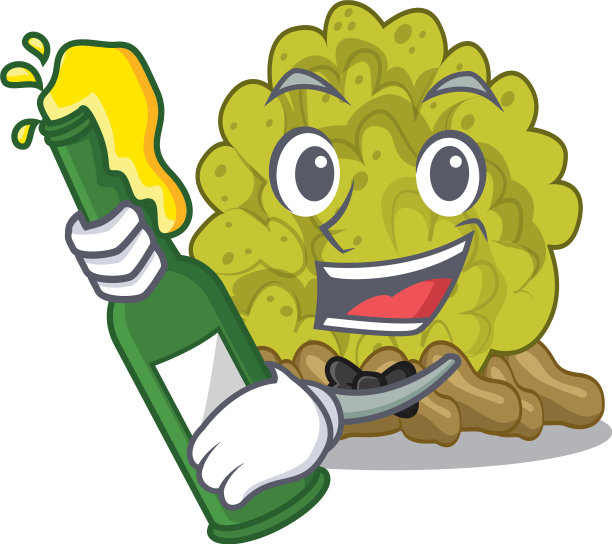 用啤酒绿珊瑚礁玩具卡通形状图片下载