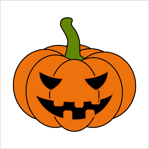 万圣节南瓜杰克o灯笼孤立图片下载