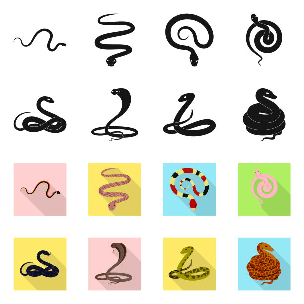 哺乳动物和危险标志图片下载