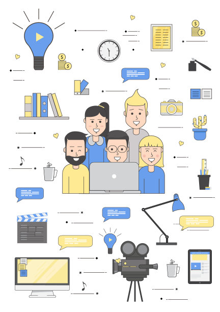 计算机开发团队合作图片下载