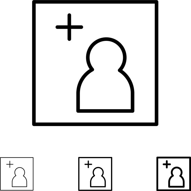 相机添加图片粗细黑线图标图片下载