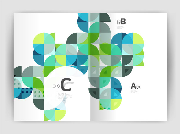商业小册子或单张a4封面模板图片下载