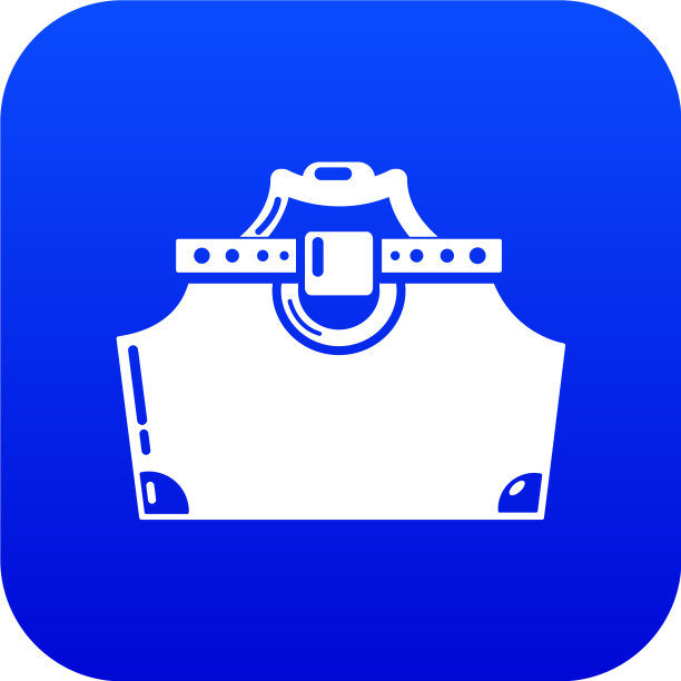 旅行袋女人图标简单的黑色风格图片下载