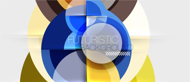 几何设计抽象背景-圆图片下载