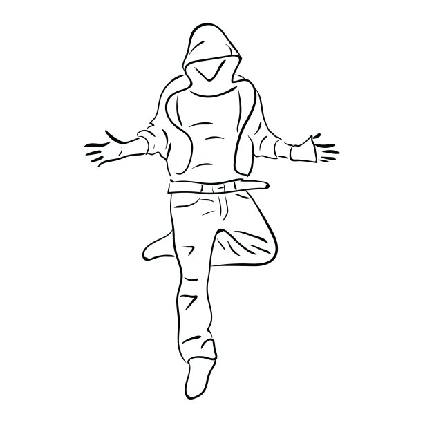 嘻哈男舞者图片下载