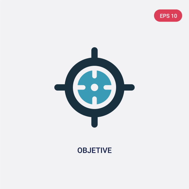 两种颜色的目标图标从武器概念图片下载