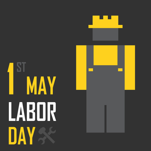 五一劳动节概念建设图片下载