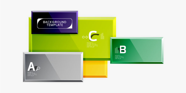 最小的方形横幅抽象背景图片下载