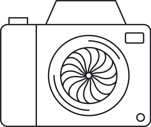 相机摄影孤立图标图片下载