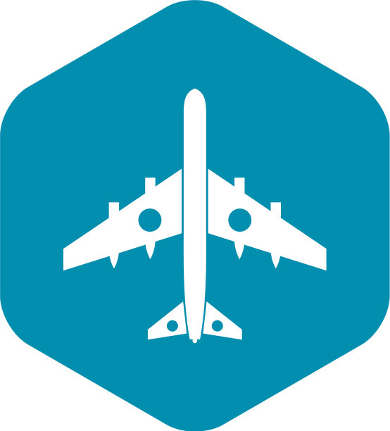 军用战斗机图标简约风格图片下载