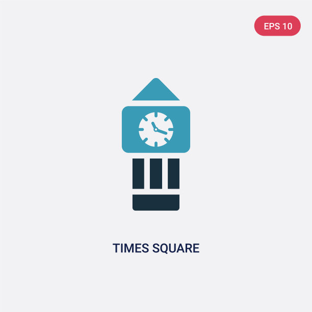 两种颜色的时代广场图标从工具和图片下载
