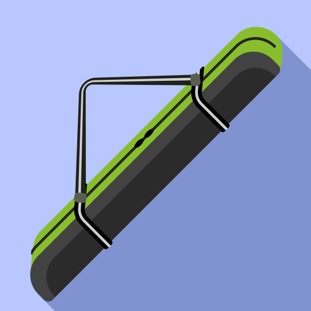 运动包图标平坦的风格图片下载