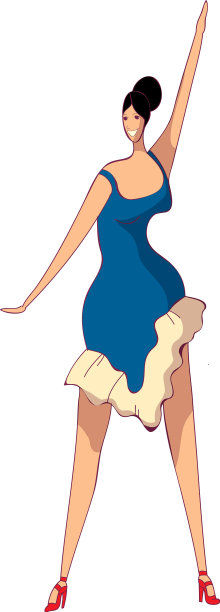 运动舞蹈概念专业舞者上图片下载