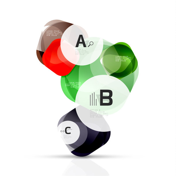 玻璃光泽抽象石材与文字抽象图片下载