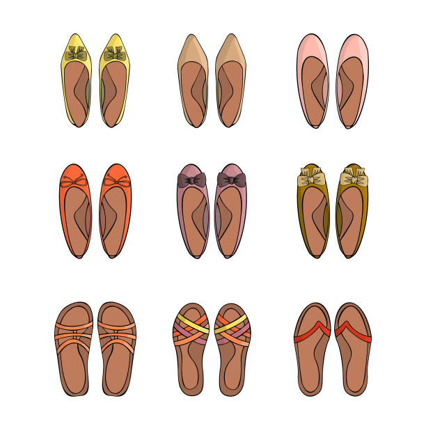 女人夏天的鞋图片下载