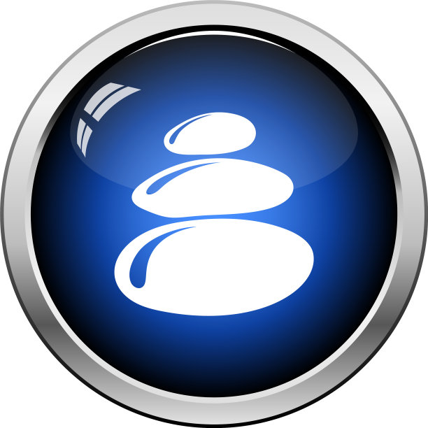 水疗中心石头图标图片下载