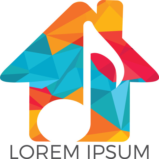 音乐屋标志设计图片下载