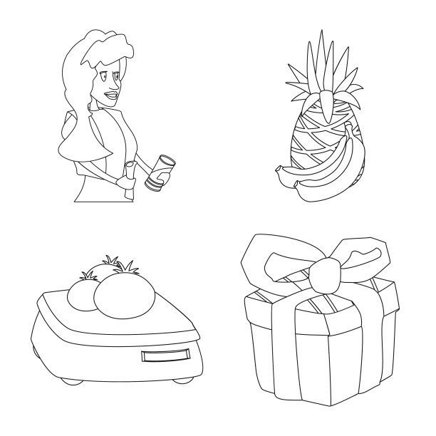 设计餐饮标志套装图片下载