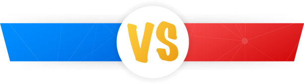 对抗蓝红漫画设计的战旗图片下载