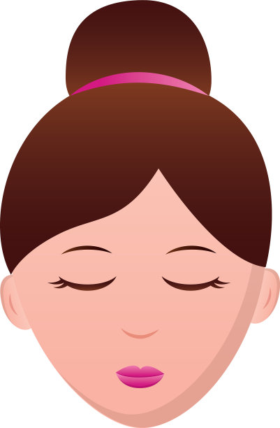 女人面对性格图片下载