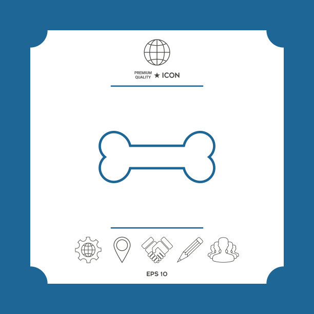 骨骼线图标图片下载