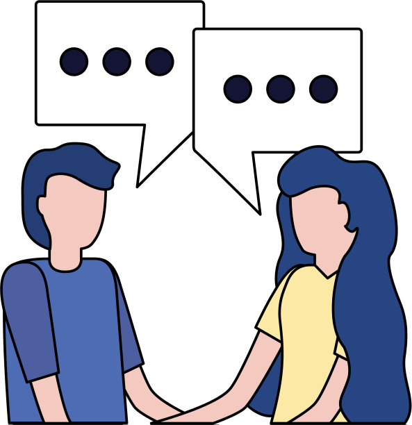 男人和女人闲聊图片下载