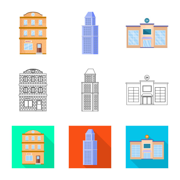 市政及中心标识设计图片下载