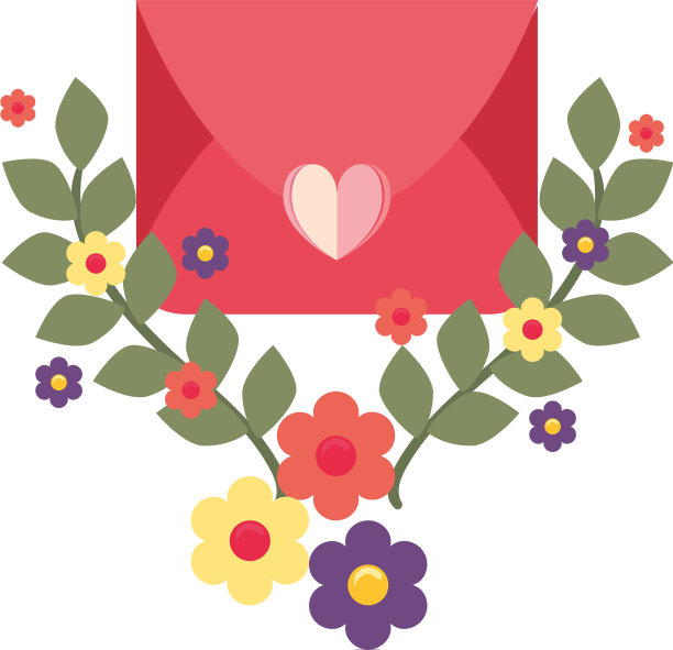 浪漫的邮件花图片下载