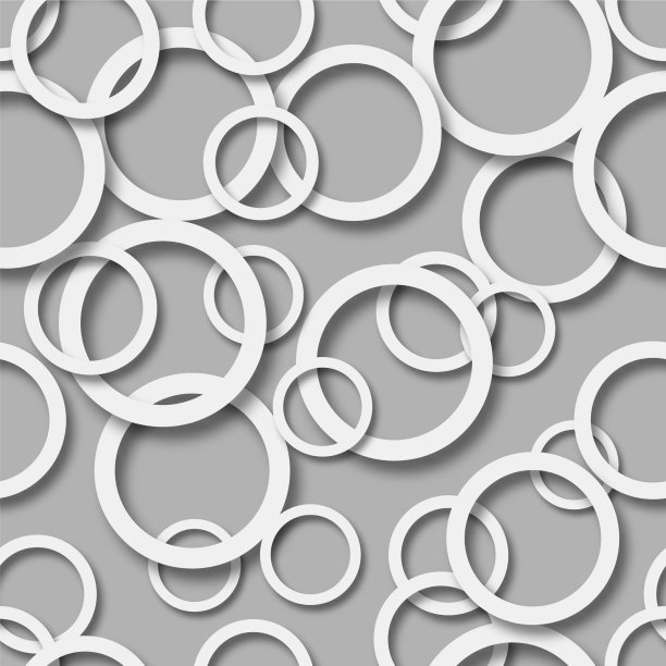 带阴影的抽象无缝图案环图片下载