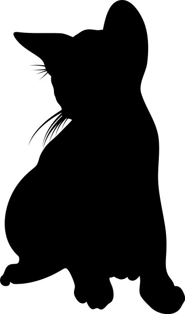 猫的轮廓图片下载
