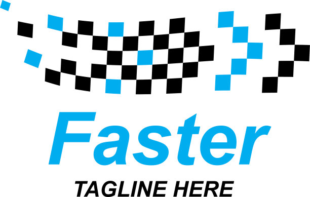 更快的标志图标汽车赛车概念图片下载