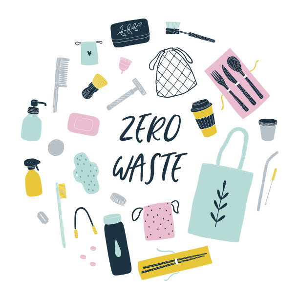 零废物可再用物品图片下载