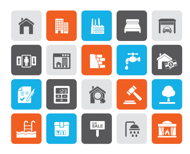 房地产服务图标图片下载