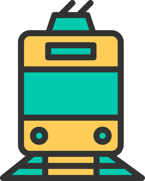 电车图标设计交通图标设计图片下载