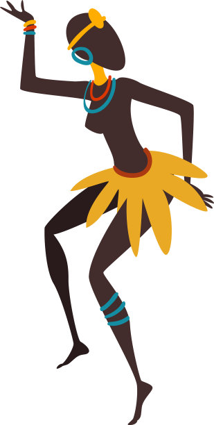 美丽的非洲妇女跳舞民族舞蹈女性图片下载