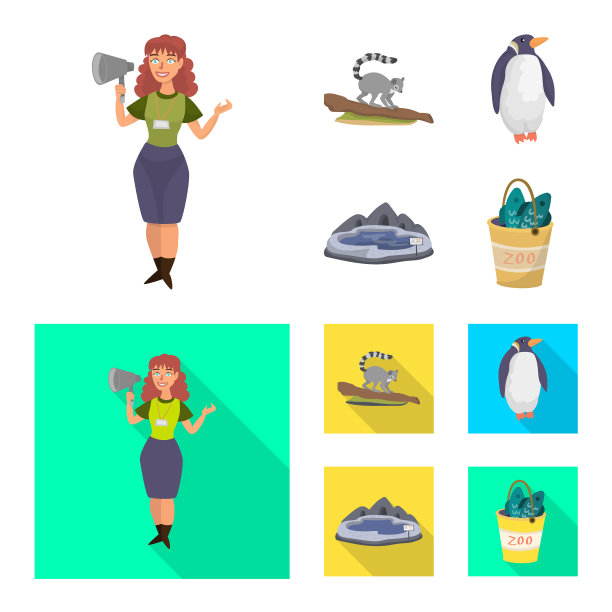 设计自然而有趣的标志集图片下载