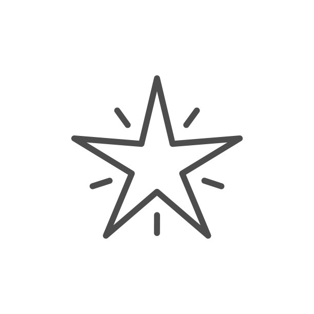 星星线条图标图片下载