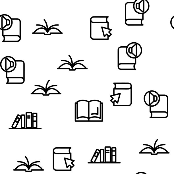 图书馆图书无缝模式图片下载