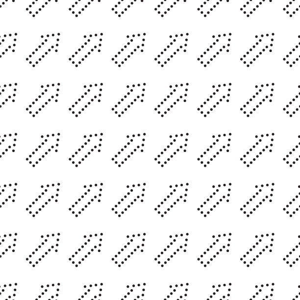 箭头无缝图案草图设计符号图片下载