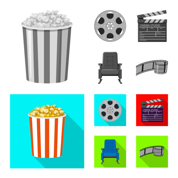 孤立对象电视和拍摄标志图片下载