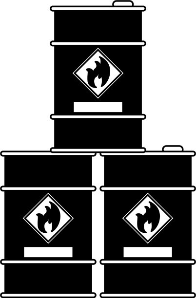 黑色和白色的油桶图片下载