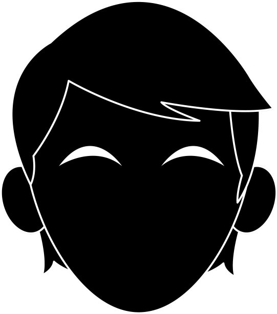 无脸人图标图像图片下载