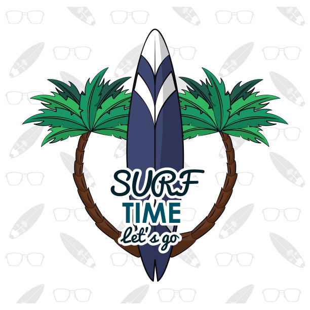 热带冲浪生活主题图片下载