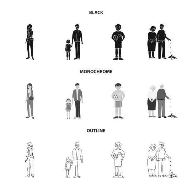 设计角色和化身符号图片下载